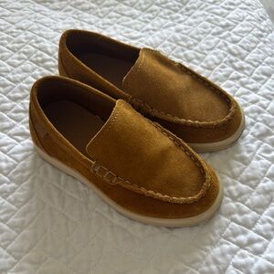 Like New Toddler Boys Leather Mocs/ Boat Shoes